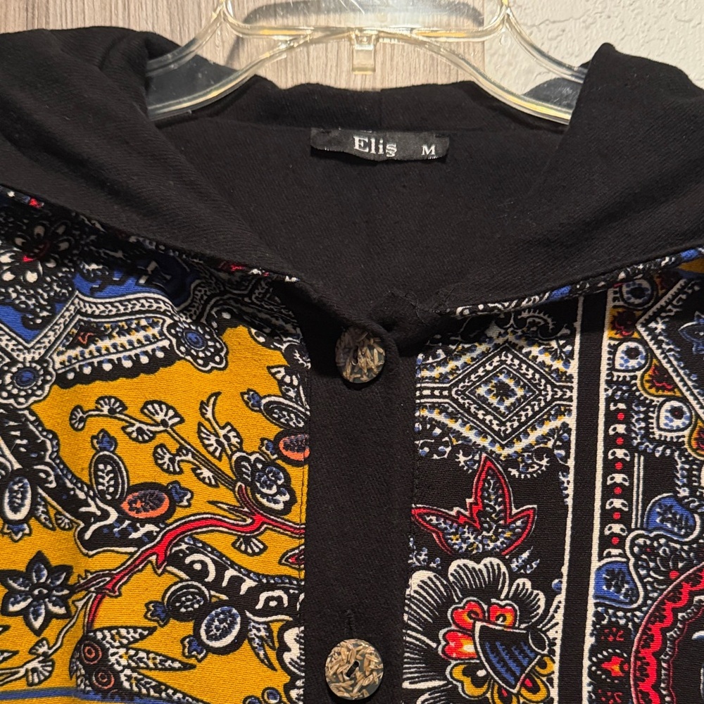 Colorful Patterned Women's Jacket - Picture 2 of 6
